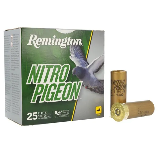 Remington Nitro Pigeon 12 Gauge 2-3/4 1-1/4oz #8 25/ct R28682 - View 2