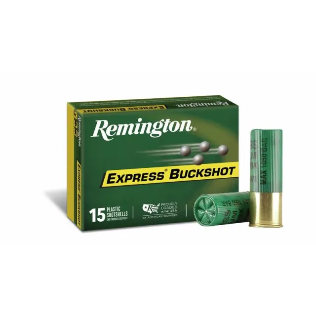 Remington Ammunition 26876 Express Buckshot 12 Gauge 2.75" 00 Buck Shot 15 Per Box/ 5 Cs - View 2
