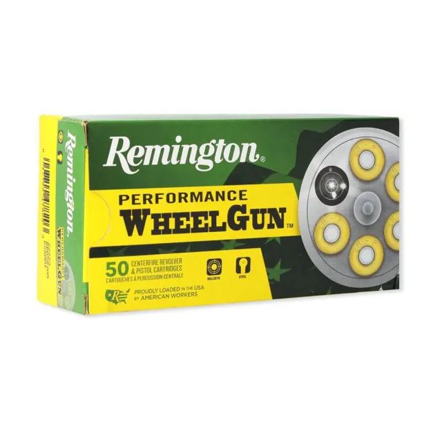 Remington 22338 .45 Colt 225 Grain Lead SWC 50 Rounds Brass Casing - View 2