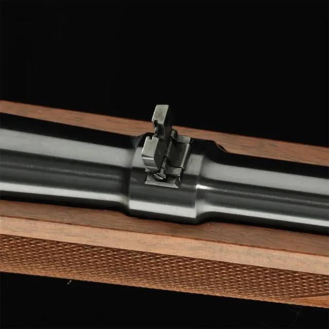 Winchester Model 70 Alaskan 375 H&H Mag Bolt Action Rifle, 3+1 Capacity, 25" Barrel, Matte Finish, Satin Walnut Stock - View 2