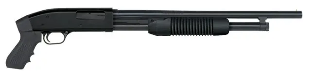 Maverick Arms 32204 88 Cruiser 20 Gauge 5+1 3" 18.50" Blued Barrel Cylinder Bore Bead Sights Dual Extractors Anti-Jam Elevator Synthetic Pistol Grip Stock Ribbed Forearm Cross-Bolt Safety - View 2