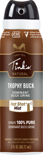 Tink's W5314 Hot Shot Trophy Buck 3oz Mist Spray - Dominant Buck Urine with Tarsal & Interdigital Gland Secretions - View 2