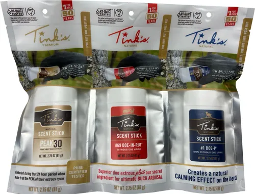 Tink's Scents W6233 Deer Lure 2.75 oz Stick 3-Pack - View 2