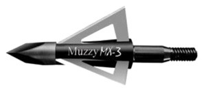 Muzzy MX-3 Broadhead 100gr 3-Pack 1.25" Cut Trocar Tip 225MX33 - View 2