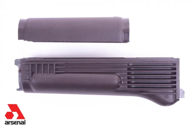 Arsenal Plum Polymer Handguard Set with Stainless Steel Heat Shield for Stamped Receivers - View 2