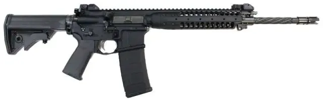 LWRCI ICER5B16 M6 AR-15 5.56 NATO Rifle, 16" Fluted Barrel, 30-Rd Black - View 2
