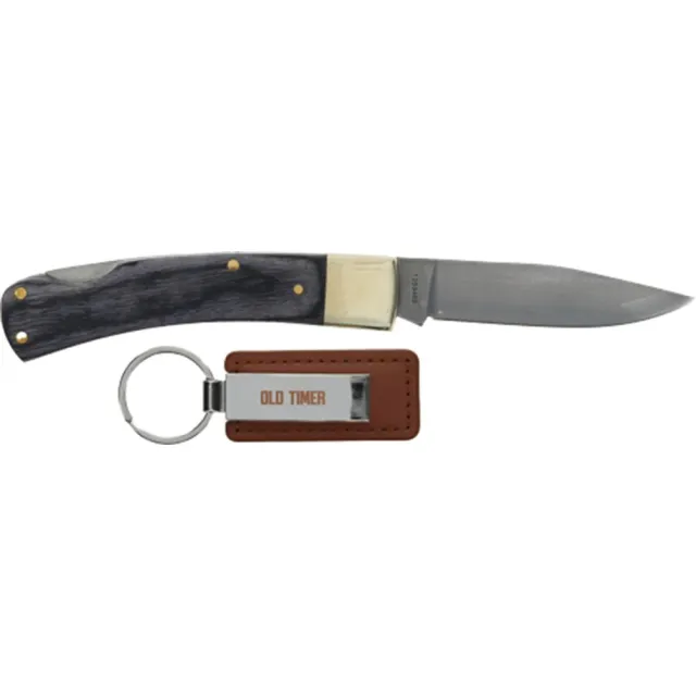 OLD TIMER KNIFE LOCKBACK FOLDR & KEYCHAIN COMBO PROMO Q3 - View 2