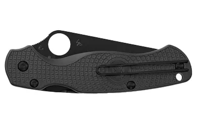 Spyderco C81PBBK2 Black Lightweight Tactical Knife - View 3