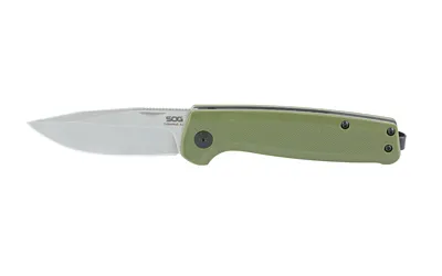 SOG SOGTM1004BX Terminus SJ 2.90" Cryo D2 Blade OD Green G10 Handle - View 2