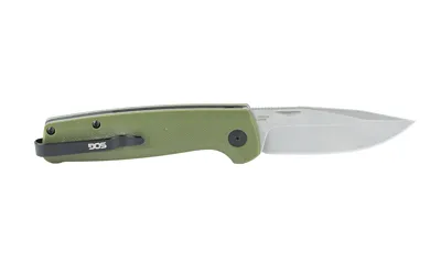 SOG SOGTM1004BX Terminus SJ 2.90" Cryo D2 Blade OD Green G10 Handle - View 3