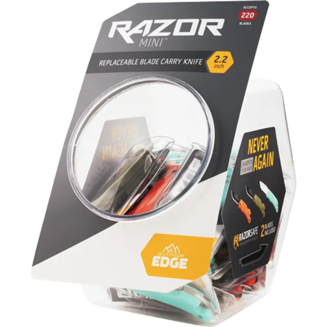Outdoor Edge RAZOR-MINI 2.2In Fishbowl Blade Folding Knife - View 2