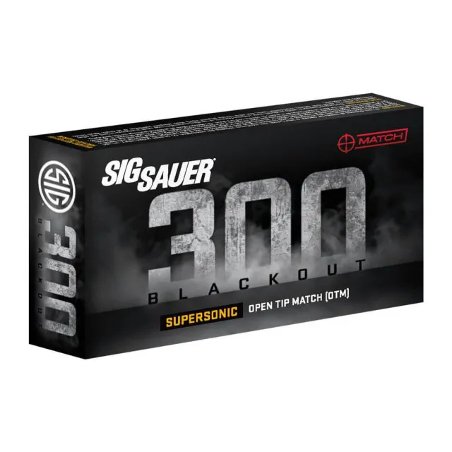Sig Sauer Match Grade Rifle Ammo 300 Blackout 125 gr. OTM 20 rd. - View 2