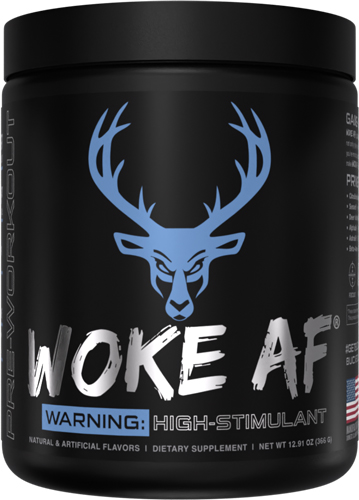 Bucked Up Woke AF Blue Raz Pre-Workout Powder 30 Servings - View 2