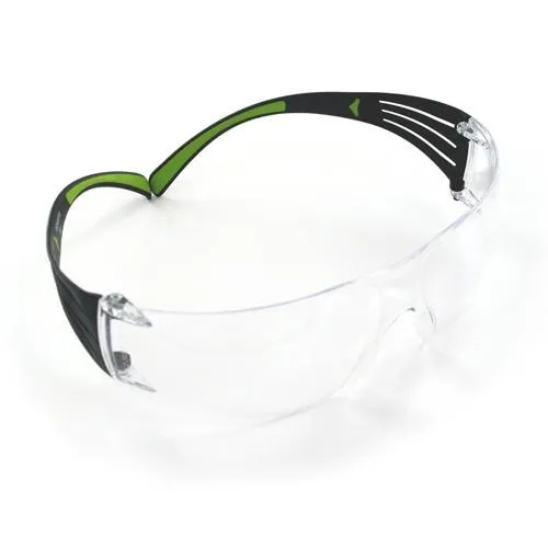 Peltor SF400PC8 Safety Eyewear Black Frame Clear Lens Wraparound - View 2