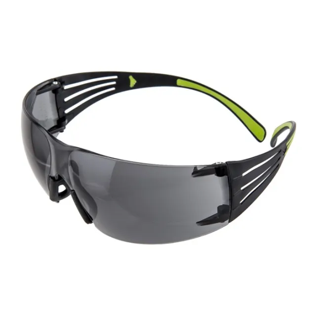 Peltor SF400PG8 SecureFit 400 Eye Protection - Gray Lens, Anti-Fog, Impact Resistant, Adjustable Nose Pads, Black Frame - View 2