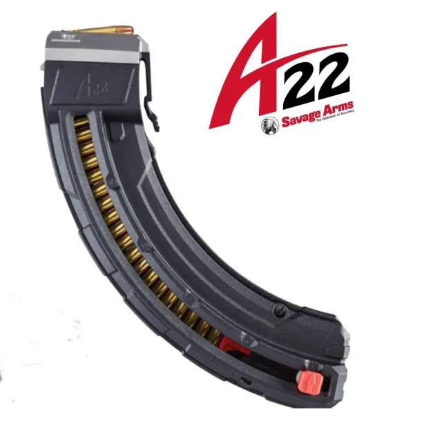 Butler Savage A22 22 MAG 25-Round Magazine Polymer Body SS Spring Black - View 2