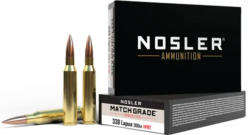 Nosler 43136 Match Grade 338 Lapua Magnum 300 Grain Hollow Point 20 Rounds - View 2