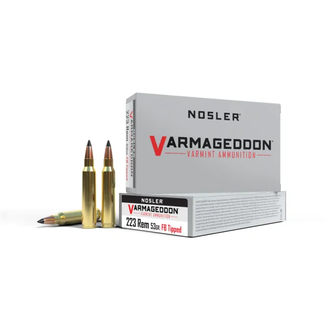 Nosler Varmageddon 65139 223 Rem 53 gr Tipped Flat Base 20 Rounds - View 2