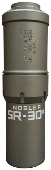 Nosler 90666 SR-30K Suppressor, 7.2oz, 5.834", 21dB Reduction, Black - View 2