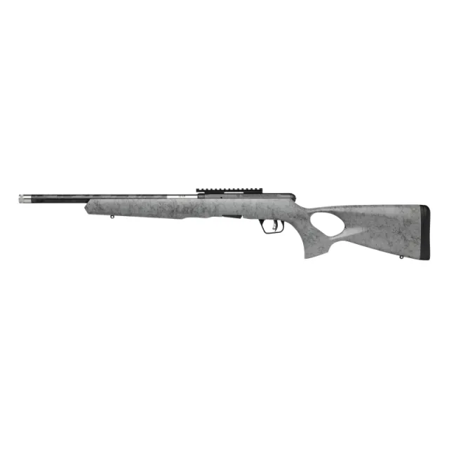Savage Arms A22 Timberlite 18" Carbon Fiber 22LR Satin Blue Rifle with AccuTrigger - View 2