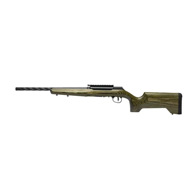 Savage Arms A22 Timber Tactical Rifle .22 LR 10rd Magazine 18 Threaded Barrel OD Green Stock - View 2