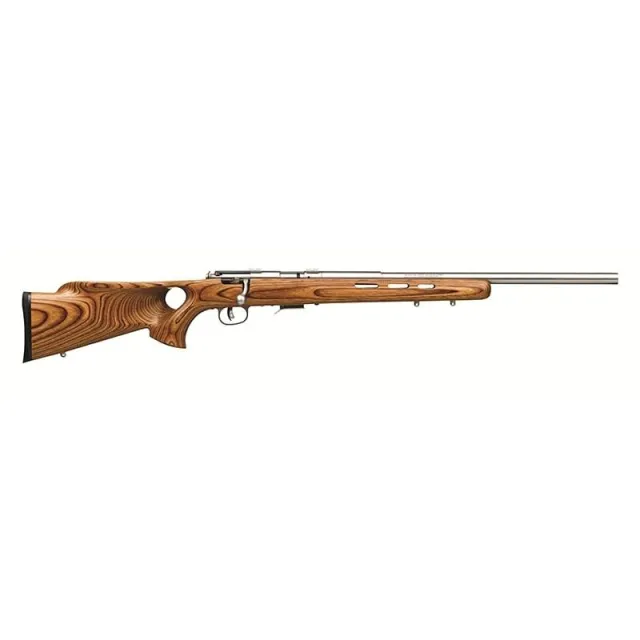 Savage 93R17 BTVSS 17 HMR 21in Natural Brown Laminate Thumbhole Stock 5rd - View 2