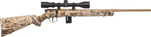 Savage 93R17 XP 17HMR 21" Barrel Coyote/EVO Brush Camo with 3-9x40 Scope - View 2