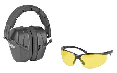 Champion Traps & Targets 40626 Shooting Combo Kit, Black Earmuff, Amber - View 2