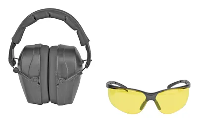 Champion Traps & Targets 40626 Shooting Combo Kit, Black Earmuff, Amber - View 3