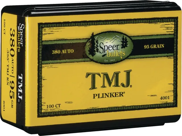 Speer 4001 TMJ 380ACP 95gr Total Metal Jacket 100/Box - View 2