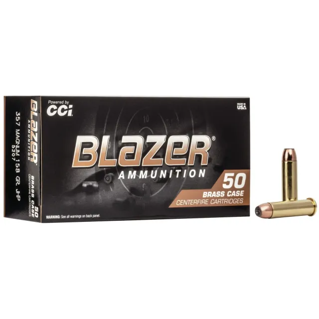 CCI 5207 Blazer Brass .357 Mag 158gr JHP 50 Rounds - View 2