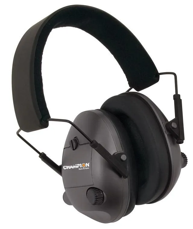 Champion Targets 40974 Electronic Muffs 25 dB Black Adult - View 2