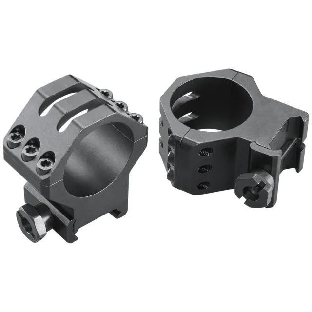 Weaver 6 Hole Tactical Scope Rings 30mm Medium Matte Black 48349 - View 2