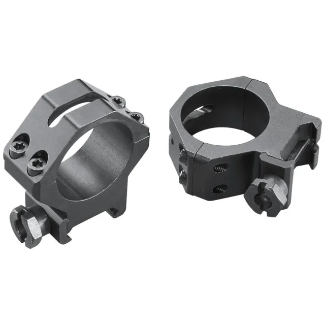 Weaver 48365 Four Hole Rings 30mm Medium Matte Black Aircraft Aluminum - View 2