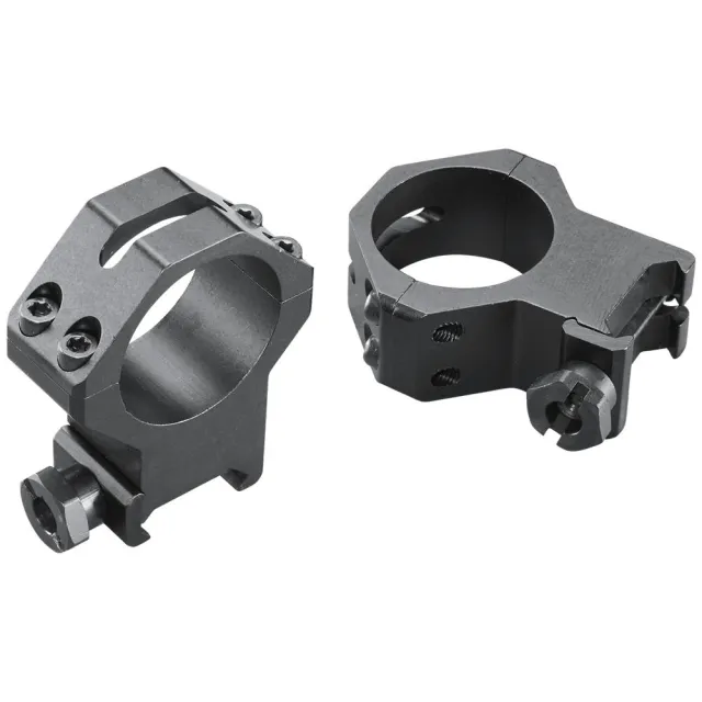 Weaver Mounts Skeleton Rings Scope Ring Set Black Anodized Aluminum 30mm Tube Extra High Four Hole - View 2