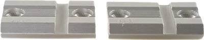 Weaver 48453 Top Mount Base 418S Silver 2-Piece Aluminum - View 2