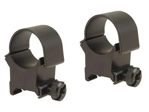 Weaver Mounts 49044 Top Mount Scope Ring Set Matte Black Aluminum 1" Tube Extra High Quick Detach - View 2
