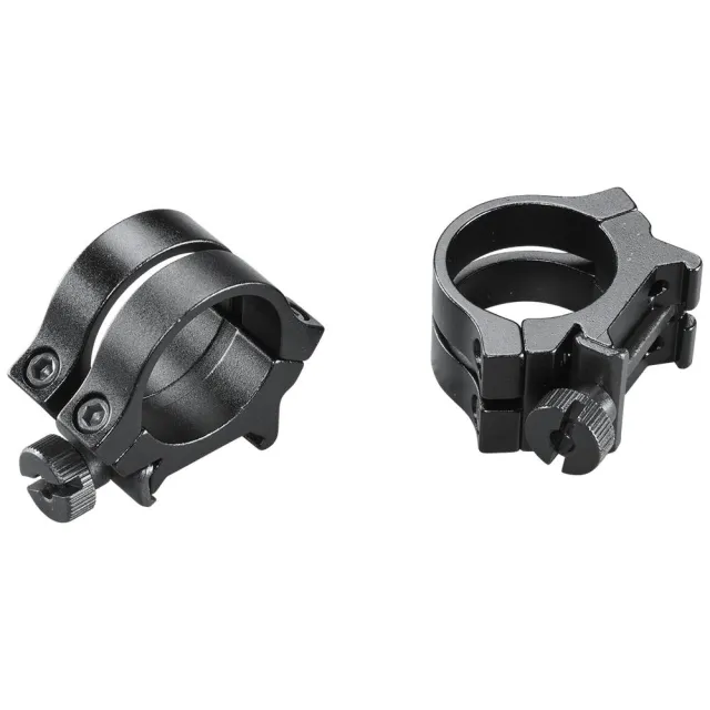 Weaver 49046 Quad Lock Rings 1 Inch Medium Matte Black Aluminum - View 2
