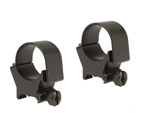 Weaver 49120 Detachable Rings 30mm High Matte Black Steel Aluminum - View 2