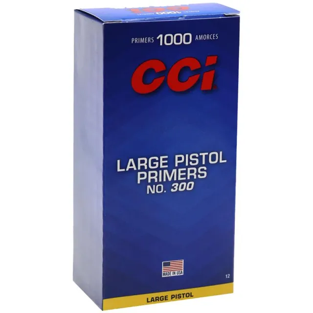 CCI Standard Pistol Primer No. 300 Large Pistol 1000 Count - View 2