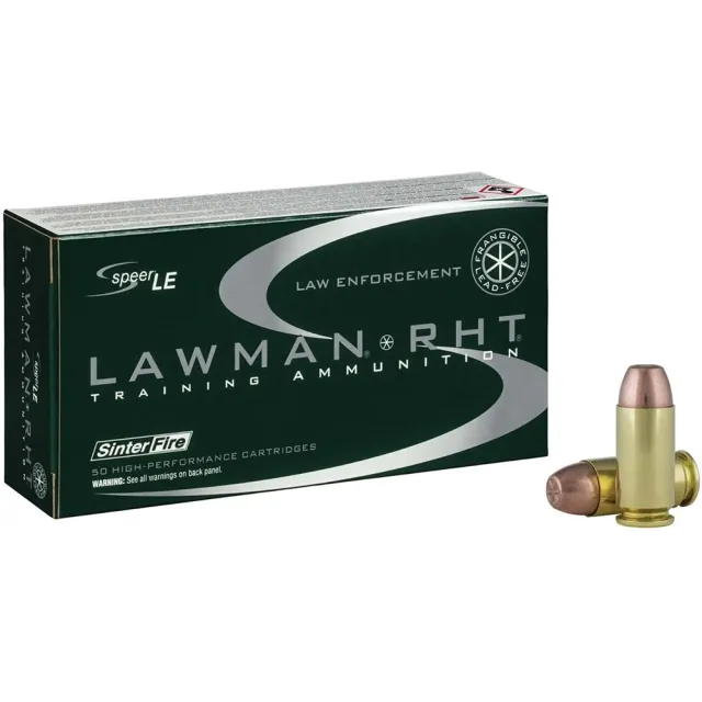Speer 53375 Lawman RHT 40 S&W 125gr SinterFire Frangible 50 Rounds - View 2