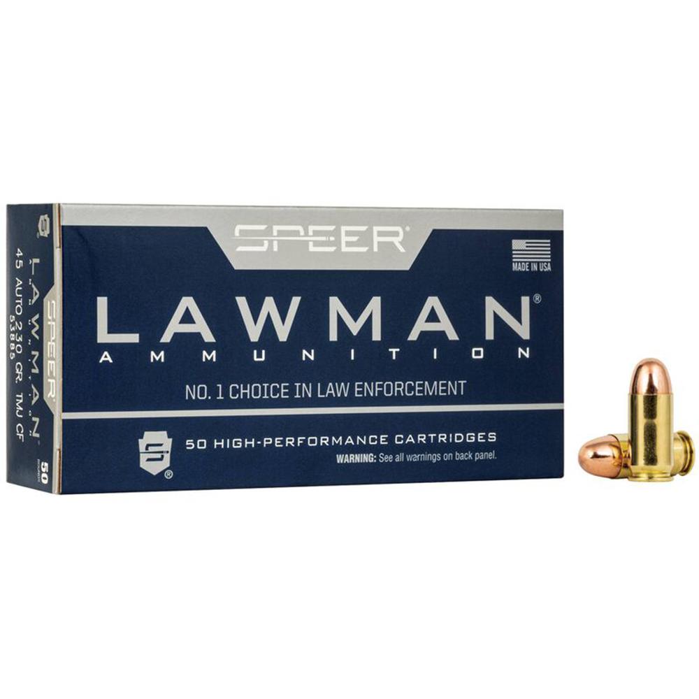 Speer 53885 Lawman Clean-Fire 45ACP 230gr TMJ 50 Rounds - View 2