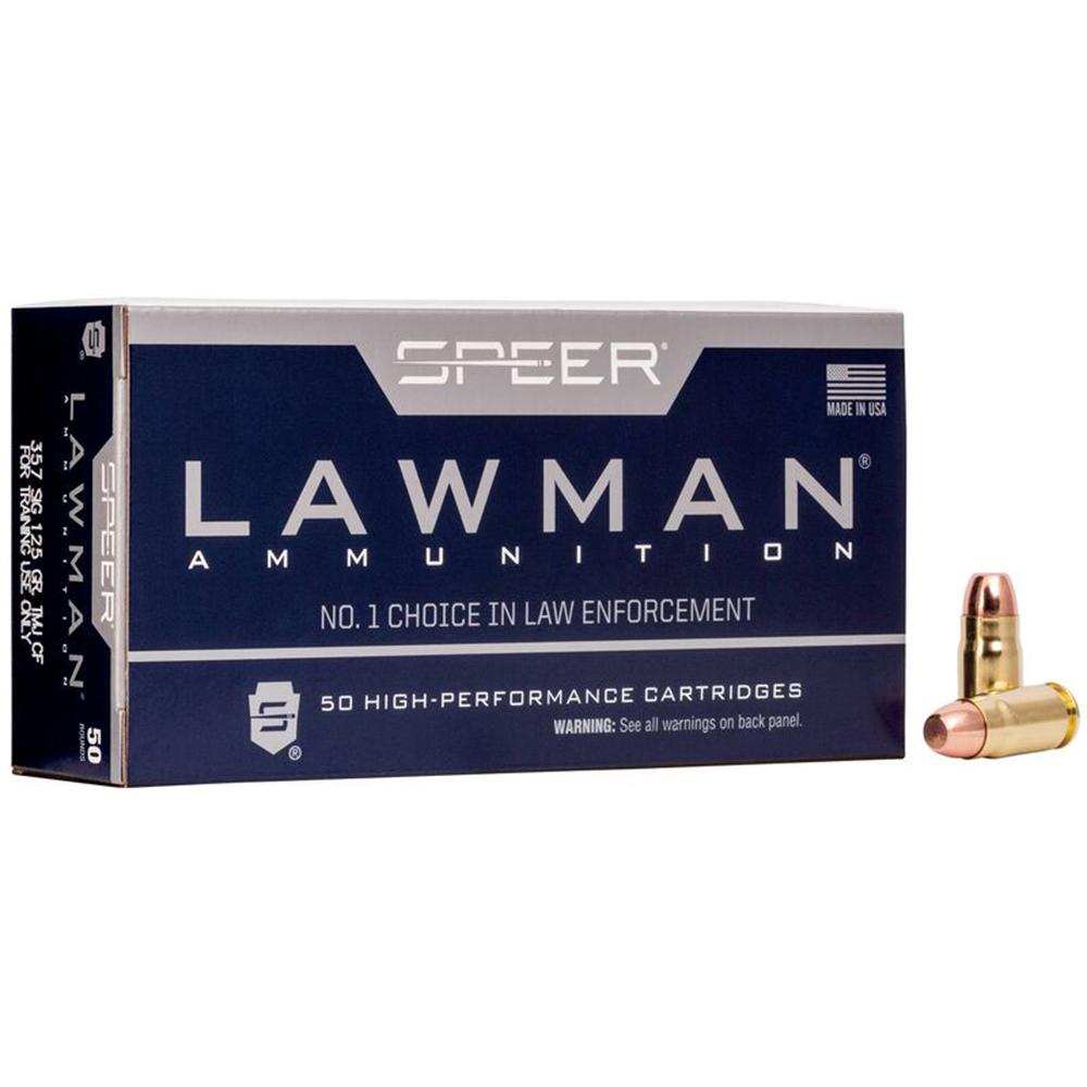 Speer 54232 Lawman 357 Sig 125gr TMJ Clean-Fire Ammo 50 Rounds - View 2