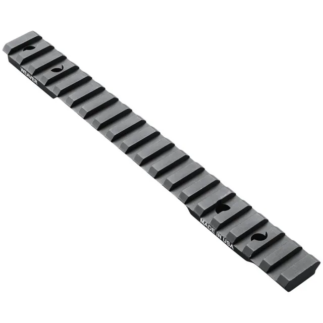 Weaver 99468 Ext Multi Slot Base Rug Amer LA Black Matte Picatinny - View 2