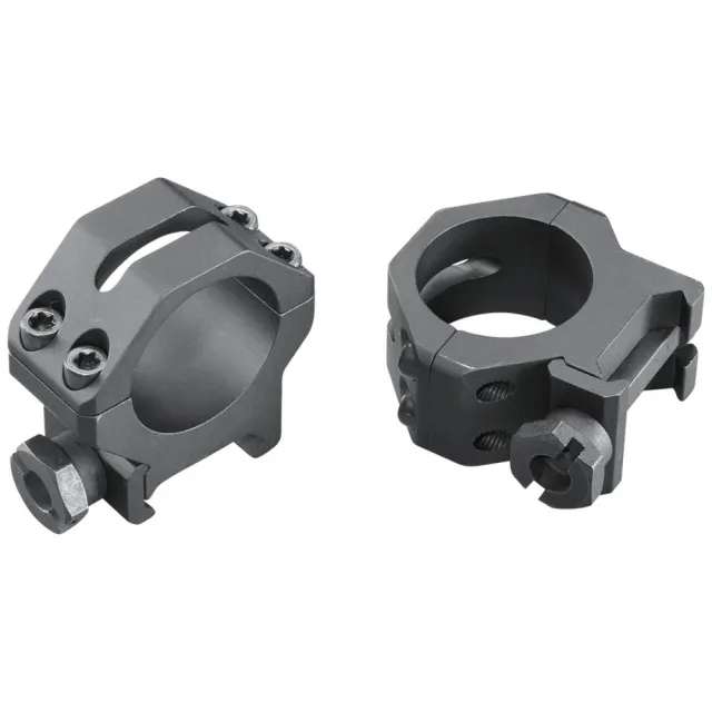 Weaver 99511 Tactical 4-Hole Picatinny Ring Matte Black 1" Medium - View 2