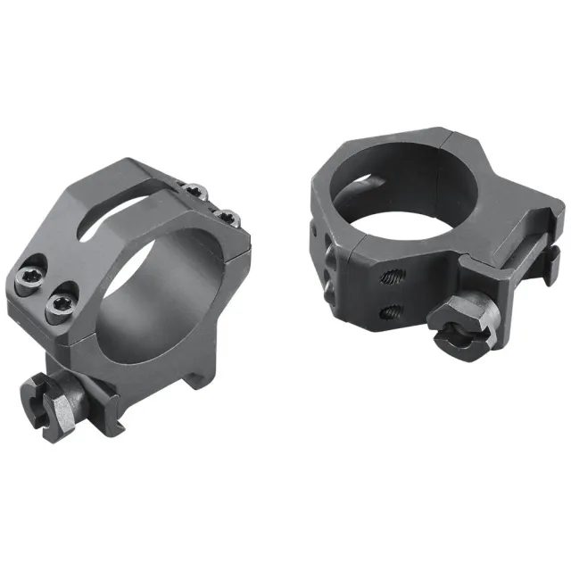 Weaver 99516 Tactical 4-Hole Picatinny Ring Matte Black 30mm Medium - View 2