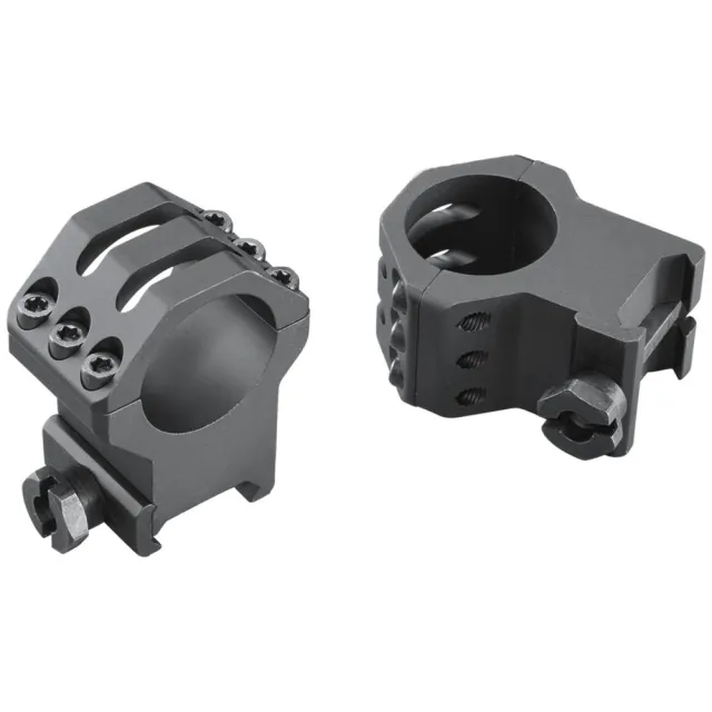Weaver Tactical Ring 1" Extra-Extra High Black 6-Hole Picatinny 99691 - View 2