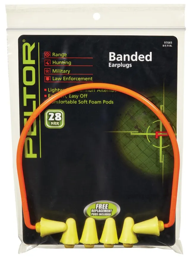 Peltor Sport Banded Ear Plugs & Replace Pods - View 2