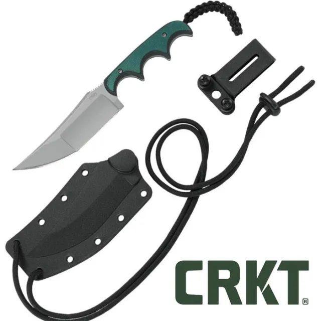 CRKT 2394C Auto Knife 3.56 Inch Black Green Tactical - View 2