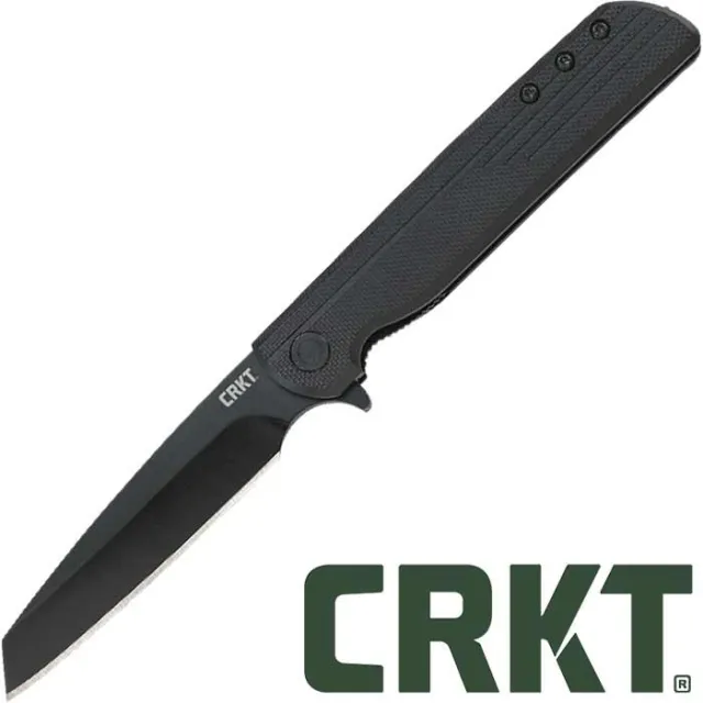 CRKT 3802KC LCK Tanto Knife 3.24" Blade Black Finish - View 2